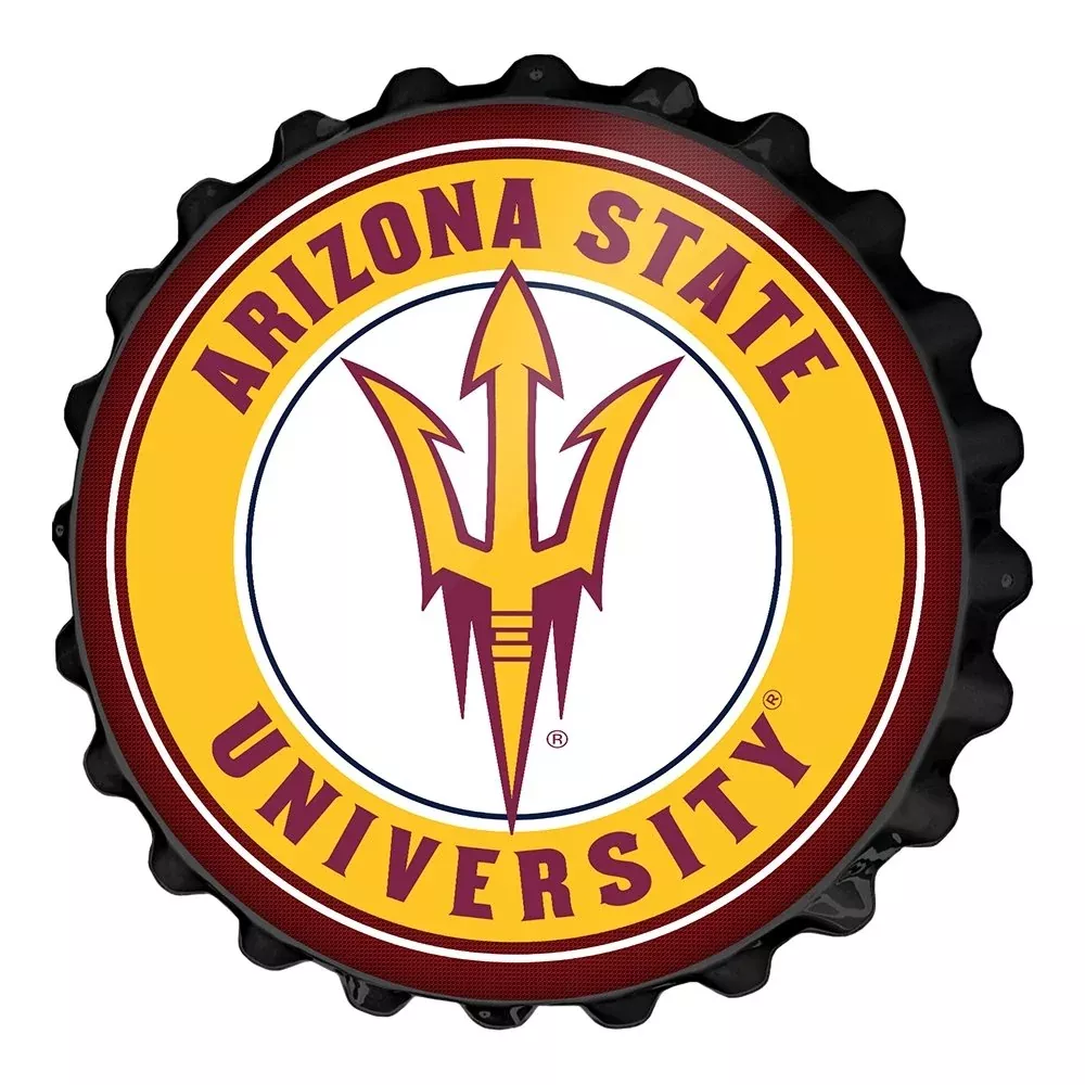 Arizona State Sun Devils: Bottle Cap Wall Sign