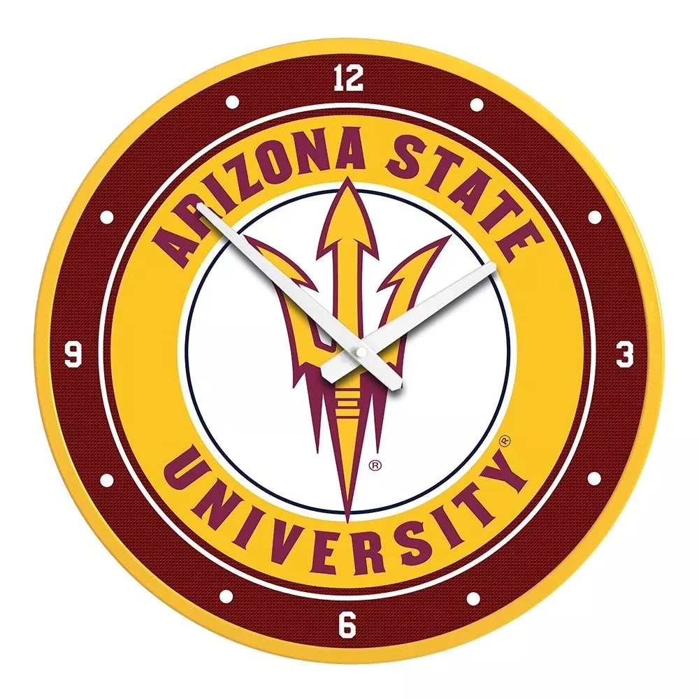 Arizona State Sun Devils: Modern Disc Wall Clock