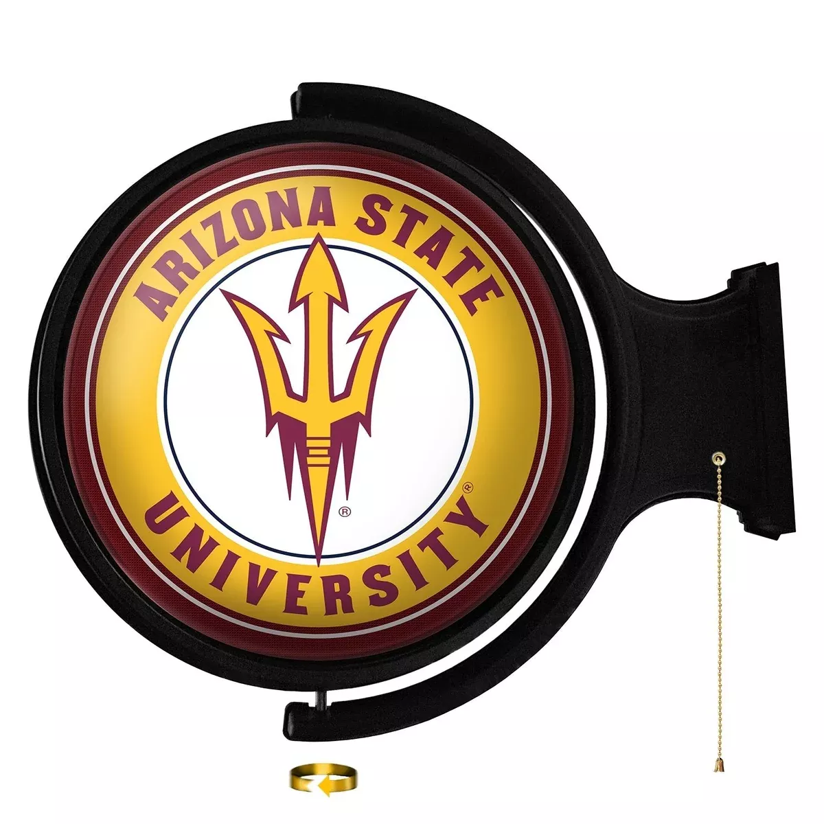 Arizona State Sun Devils: Original Round Rotating Lighted Wall Sign