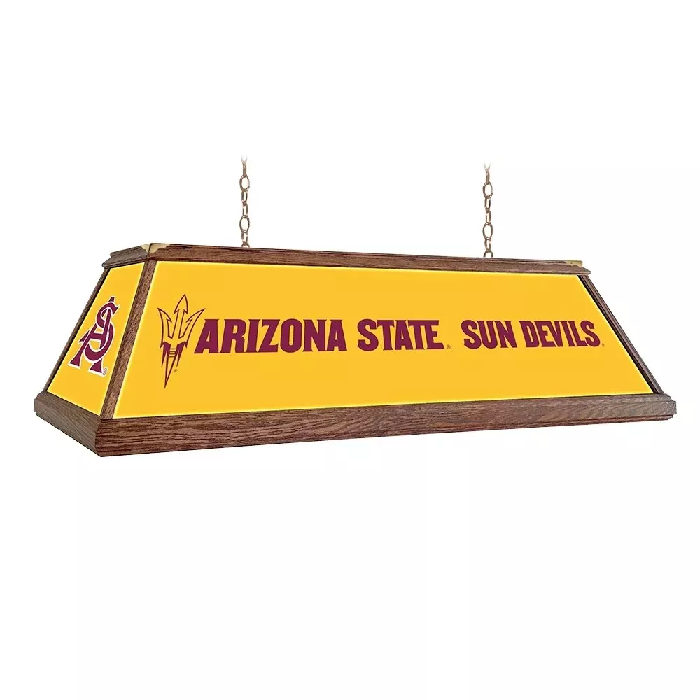 Arizona State Sun Devils: Premium Wood Pool Table Light