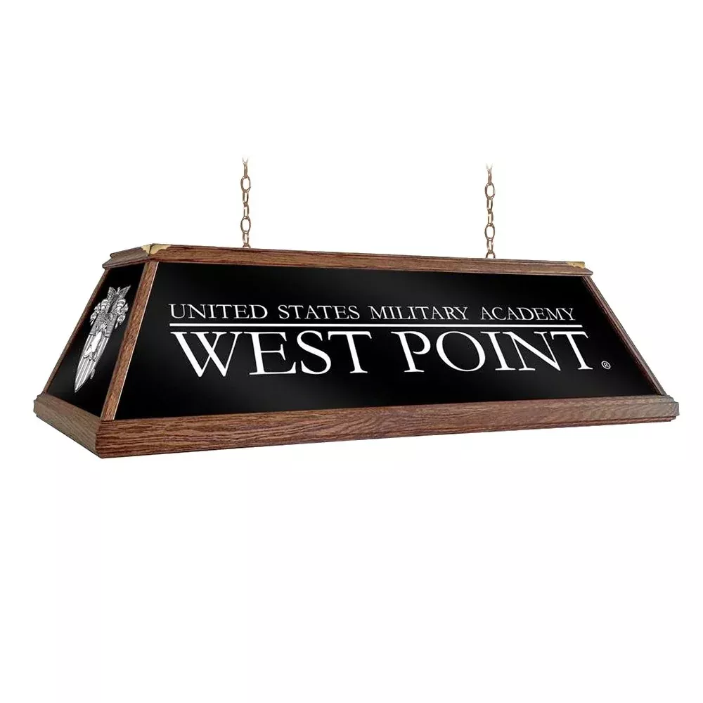 Army Black Knights: Premium Wood Pool Table Light