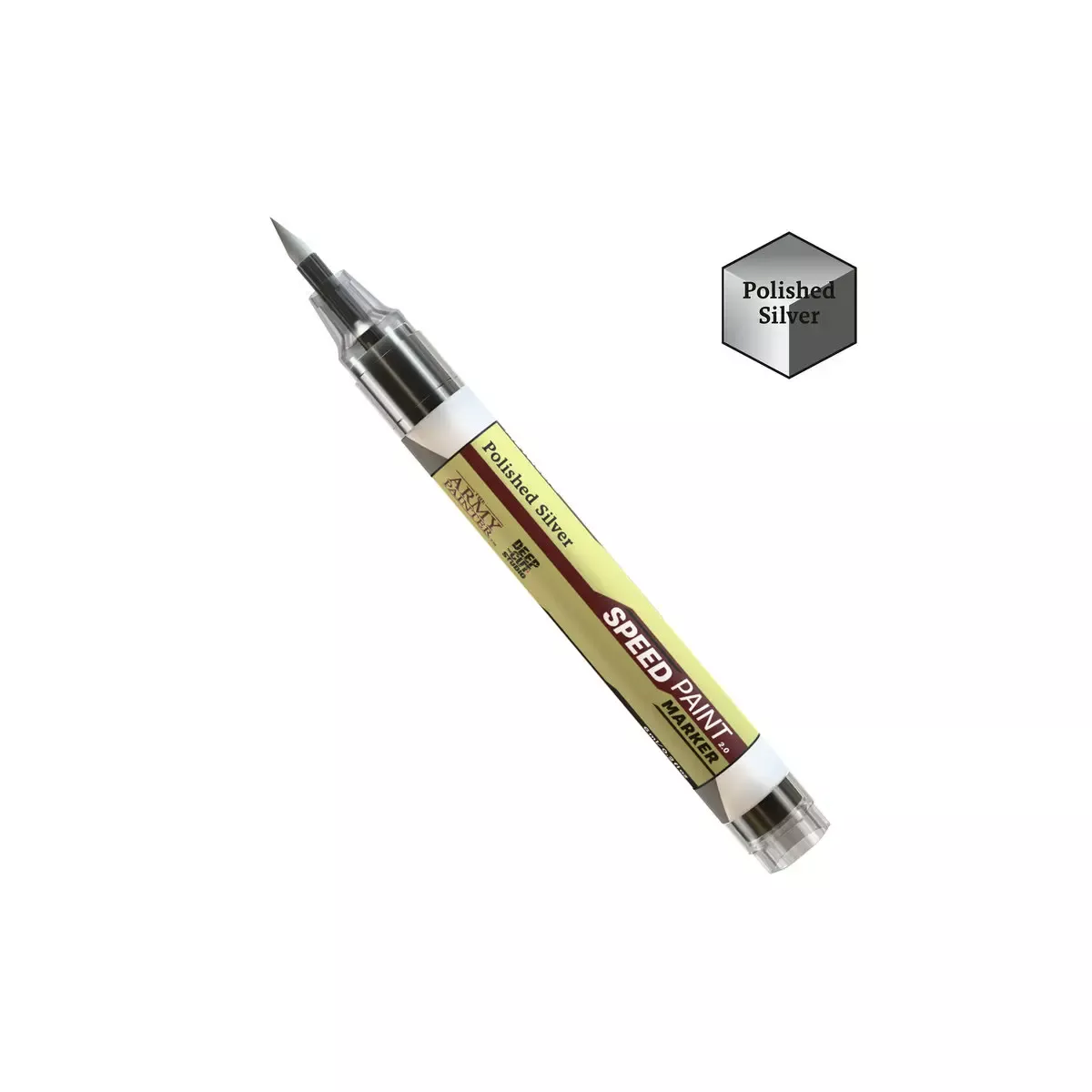 Army Painter: Speedpaint Marker Polished Silver
