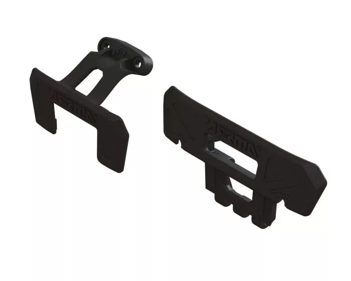 ARRMA AR320454 Bumper Set for Kraton 4S or Typhon 4x4 Black