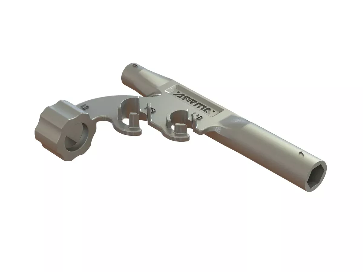 ARRMA ARA320680 Metal Multi Tool 5/7 Nut and 11/15mm Bore Shock