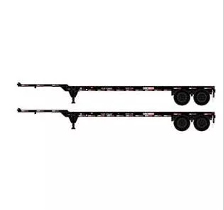 Athearn 14289 HO Scale 40' Container Chassis Flexi-Van FLXZ 2 Pack