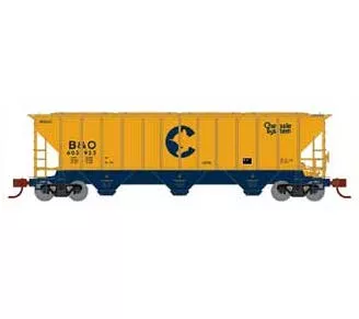 Athearn 27405 N Scale PS 4427 Covered Hopper Chessie System B&O 602923