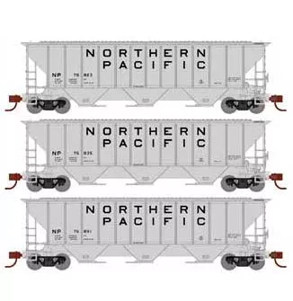 Athearn 27415 N Scale PS 4427 Covered Hopper Northern Pacific NP 3 Pack