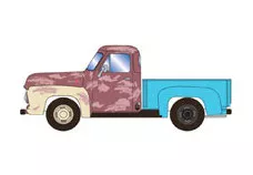 Athearn 28106 HO Scale 1955 Ford F-100 Pickup Truck Well Used