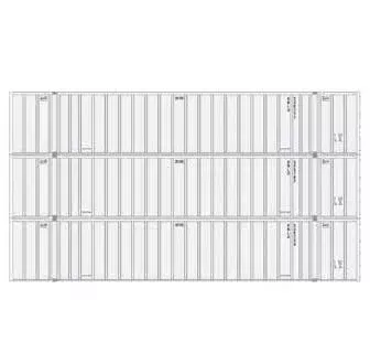 Athearn 40128 HO Scale 53' Stoughton Intermodal Container Schneider National SNLU 3 Pack #1