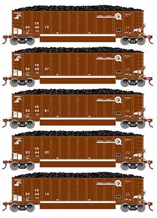 Athearn 81599 HO Scale BethGon Coalporter Conrail CR 5 Pack #2