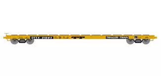Athearn 92693 HO Scale 60' Flatcar Trailer Train TTX 91994