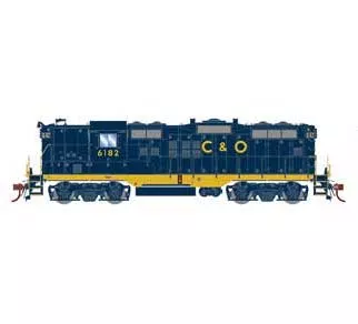 Athearn Genesis G82270 HO Scale EMD GP9 Chesapeake & Ohio C&O 6182