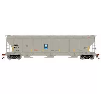 Athearn Genesis G90000 HO Scale Trinity 3 Bay Covered Hopper DJJX 96002