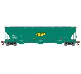 Athearn Genesis G97155 HO Scale Trinity 3 Bay Covered Hopper AG Processing AGP 96000
