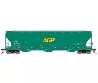 Athearn Genesis G97156 HO Scale Trinity 3 Bay Covered Hopper AG Processing AGP 96049