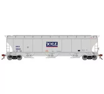 Athearn Genesis G97159 HO Scale Trinity 3 Bay Covered Hopper KYLE KRIX 56043