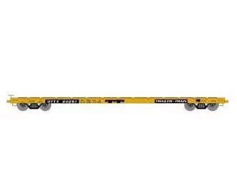 Athearn HO Scale 97066 60' Flatcar Trailer Train "Yellow" OTTX 90251