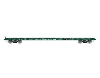Athearn HO Scale 97078 60' Flatcar British Columbia BCOL 1511