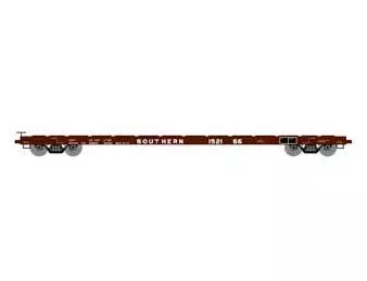 Athearn HO Scale 97085 60' Flatcar Southern SOU 152166