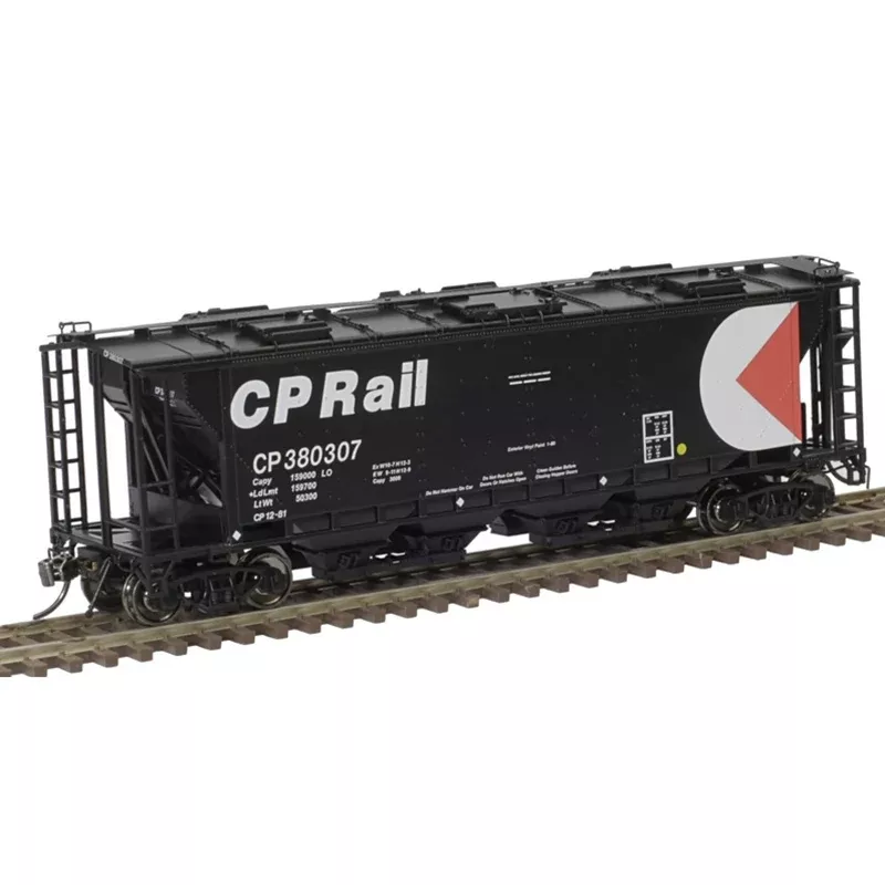 Atlas 20006367 HO Scale 6 Hatch Slab Side Covered Hopper Canadian Pacific "Multimark" CP 380606