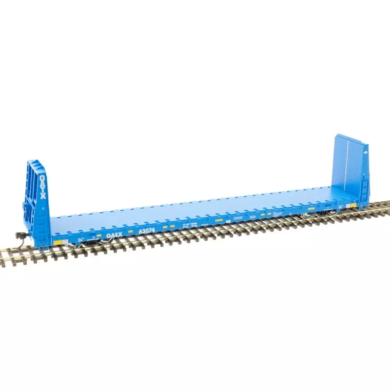 Atlas Trainman 20006453 HO Scale 62' Bulkhead Flatcar General American GATX 63074