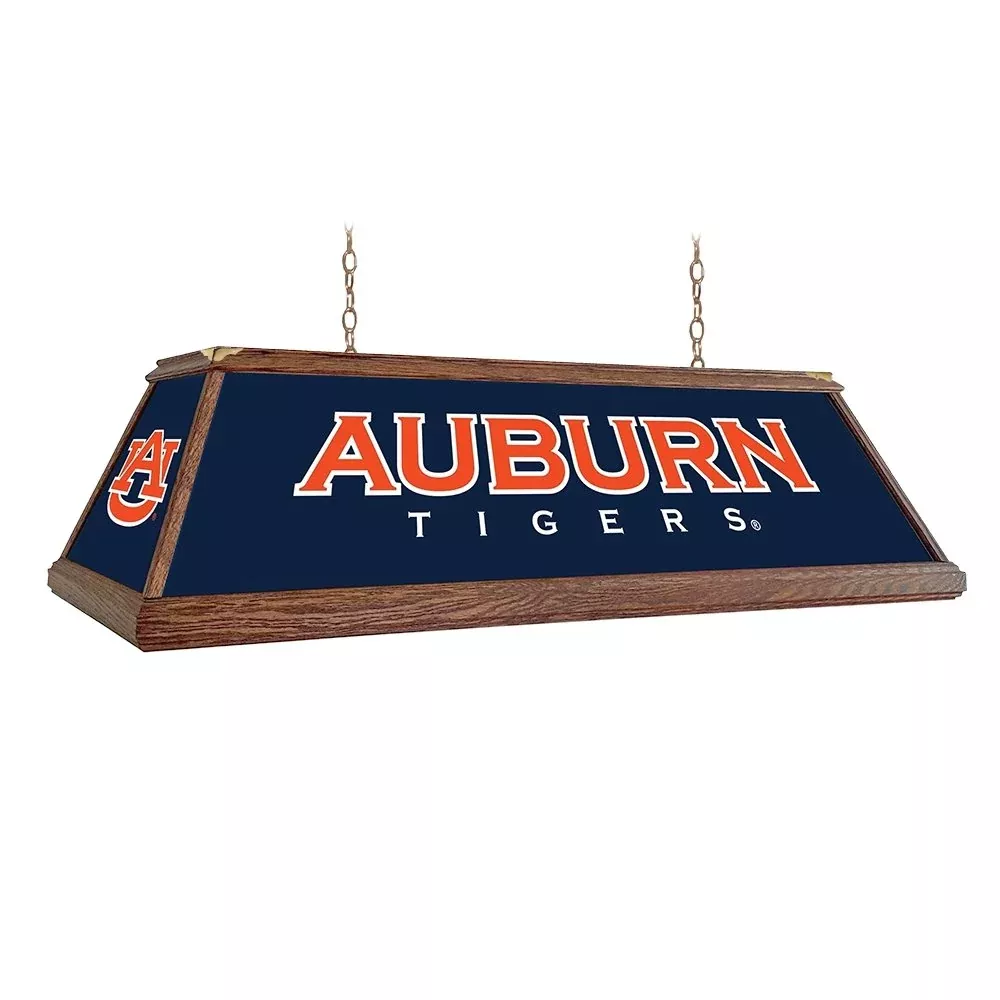 Auburn Tigers: Premium Wood Pool Table Light