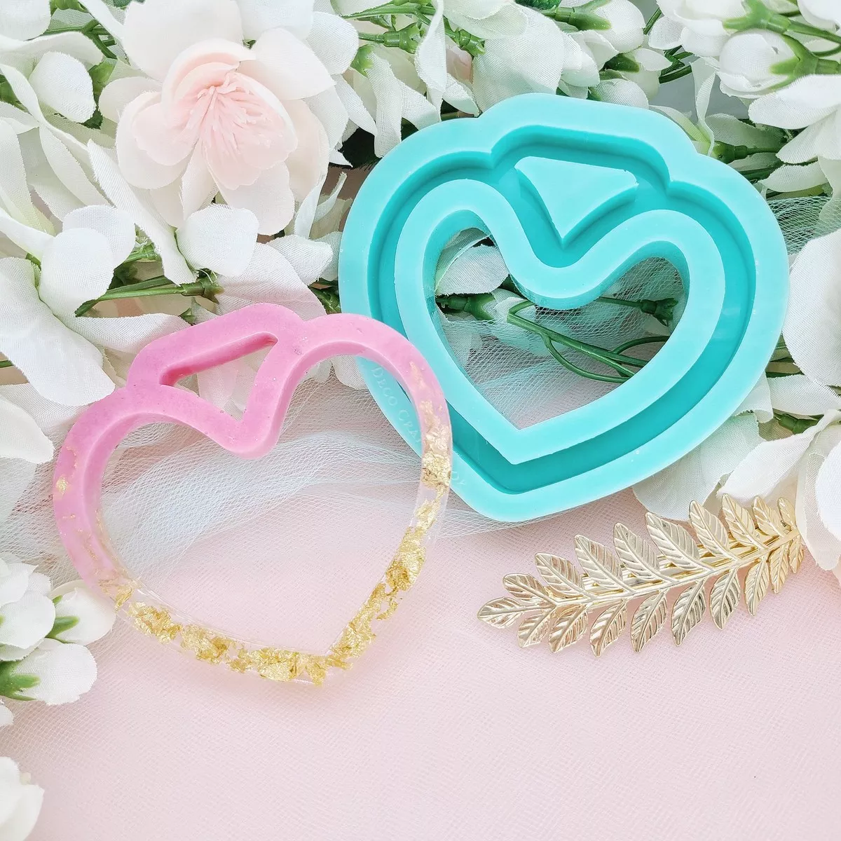 (B-GRADE) Heart Tsurikawa Silicone Mold