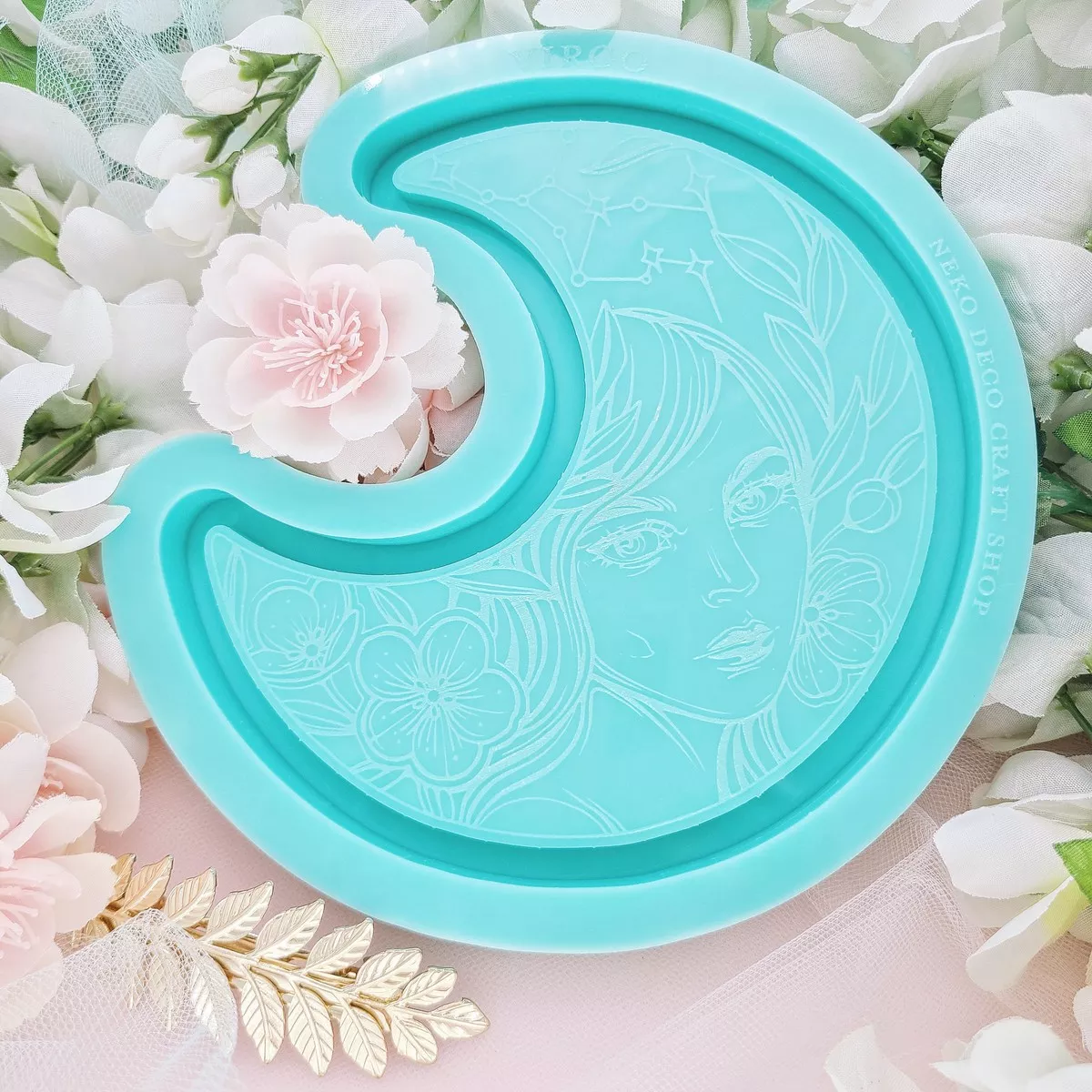 (B-GRADE) Virgo Moon Tray Silicone Mold