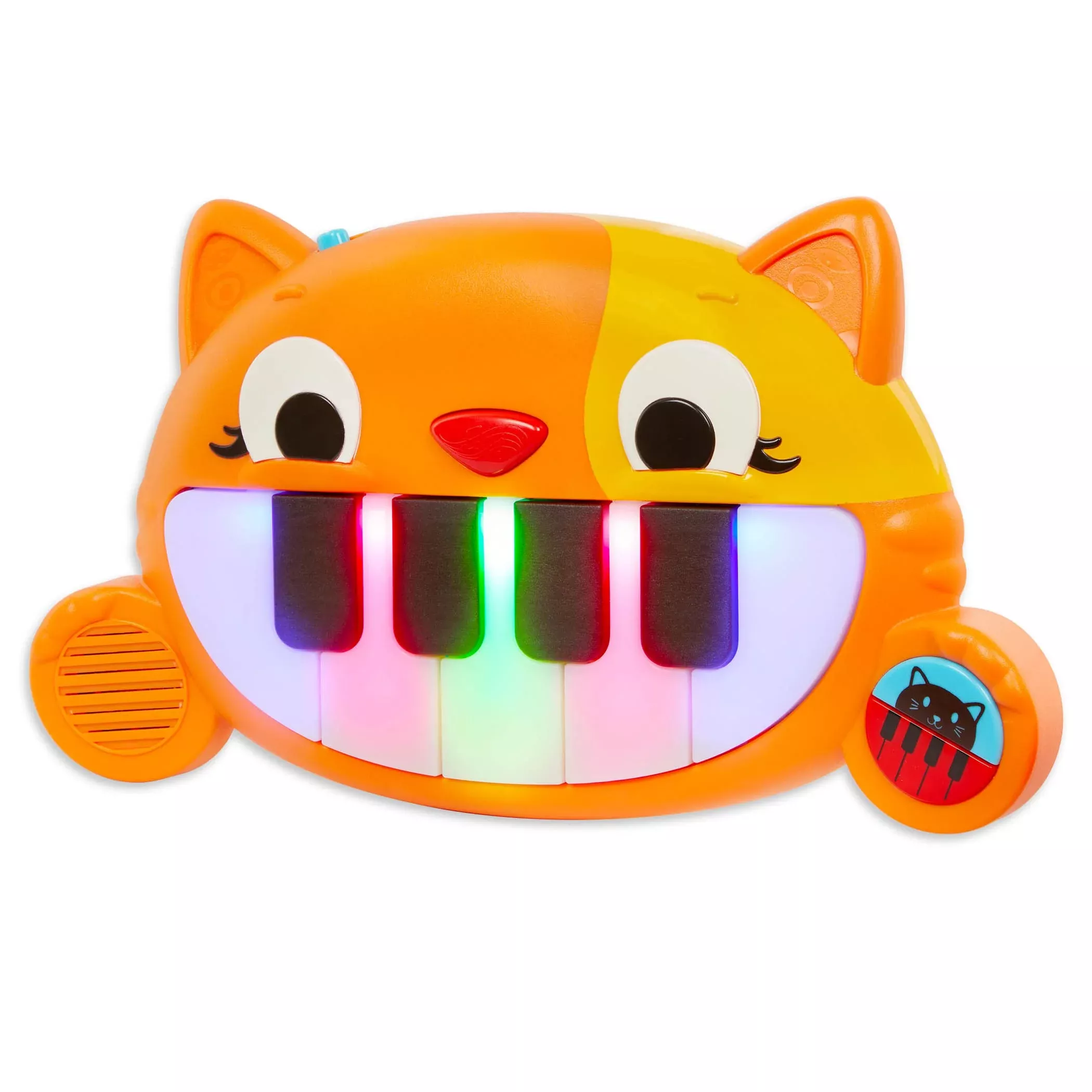 B. toys Mini Meowsic Piano Keyboard for Babies, Multi, 11.13 x