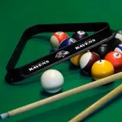 Baltimore Ravens Plastic 8-Ball Rack