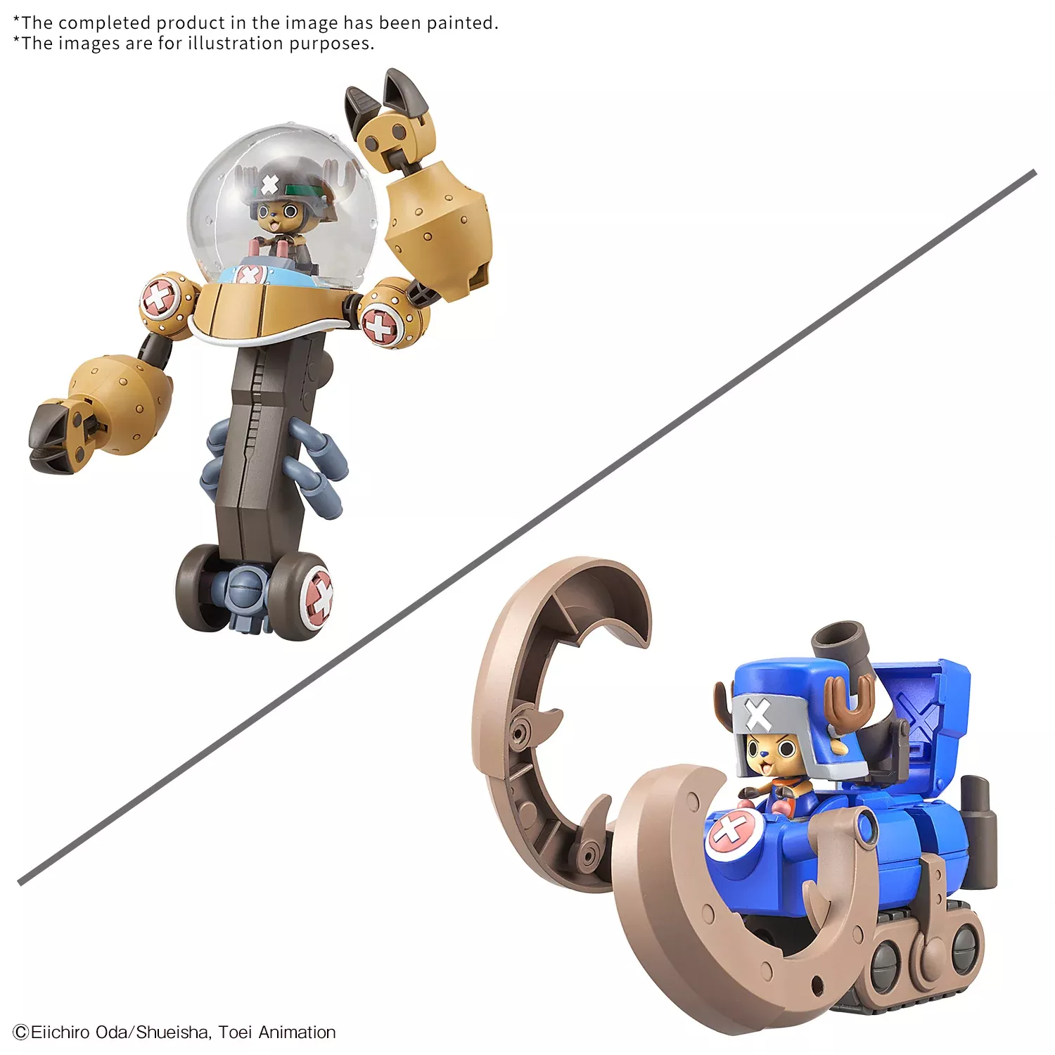 Bandai Chopper Robo Super 2&3 (Heavy Armor & Horn Dozer) "One Piece"