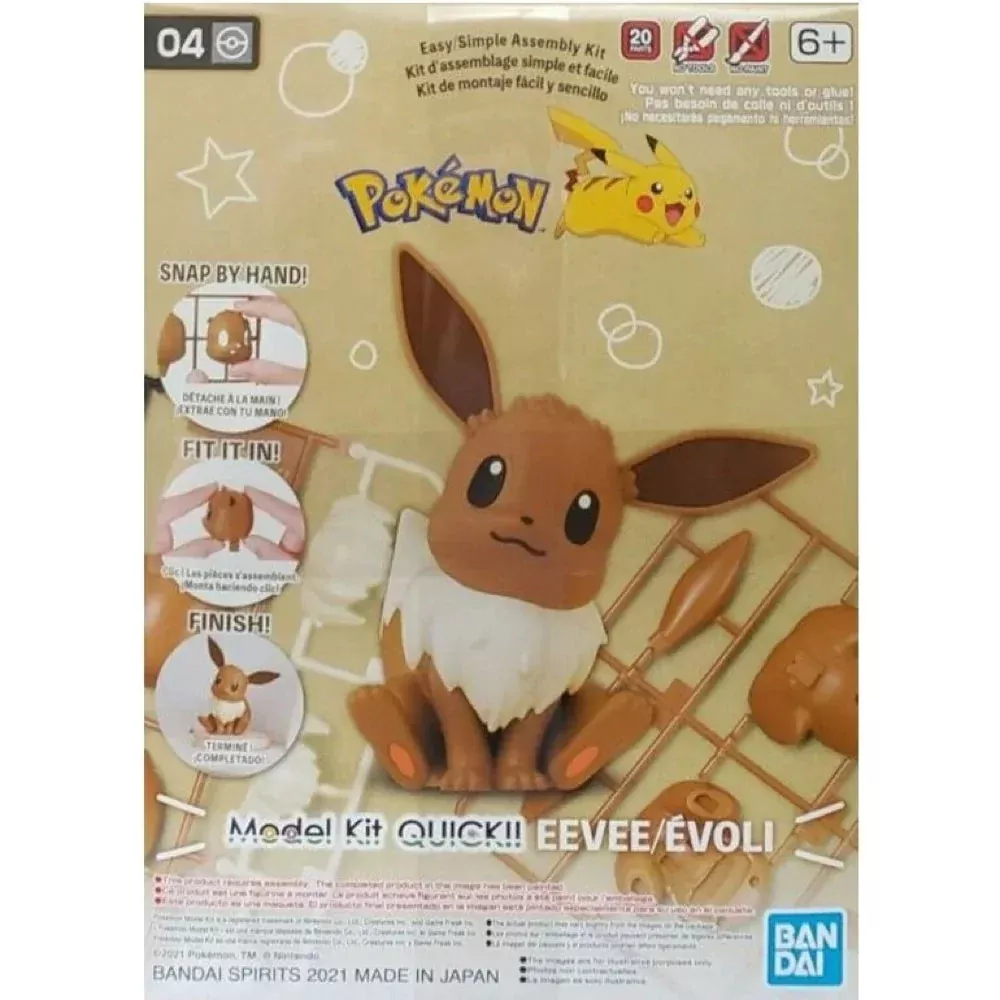 Bandai Pokemon Model Kit Quick!! 04 Eevee - 2541925