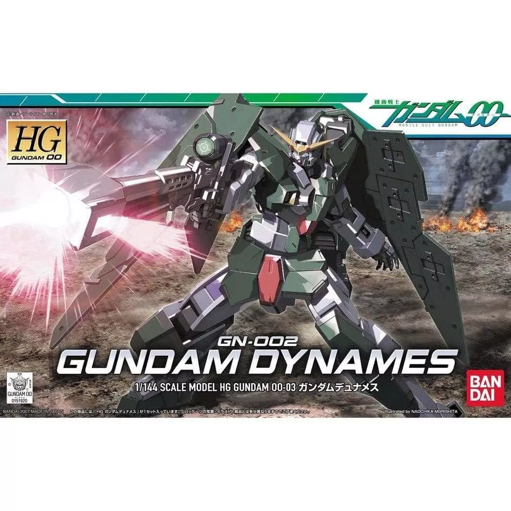 BANDAI SPIRITS GN-002 Gundam Dynames Model MK59233 Multicolor