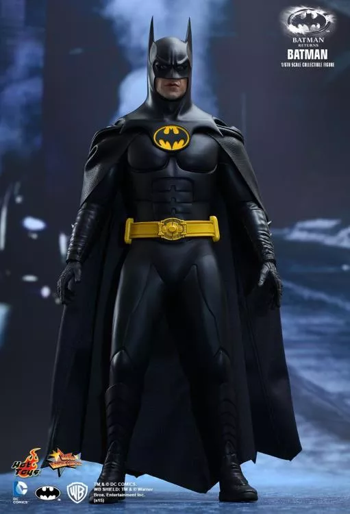 Batman Returns Hot Toys MMS293 Keaton 1/6 Scale Figure NIB