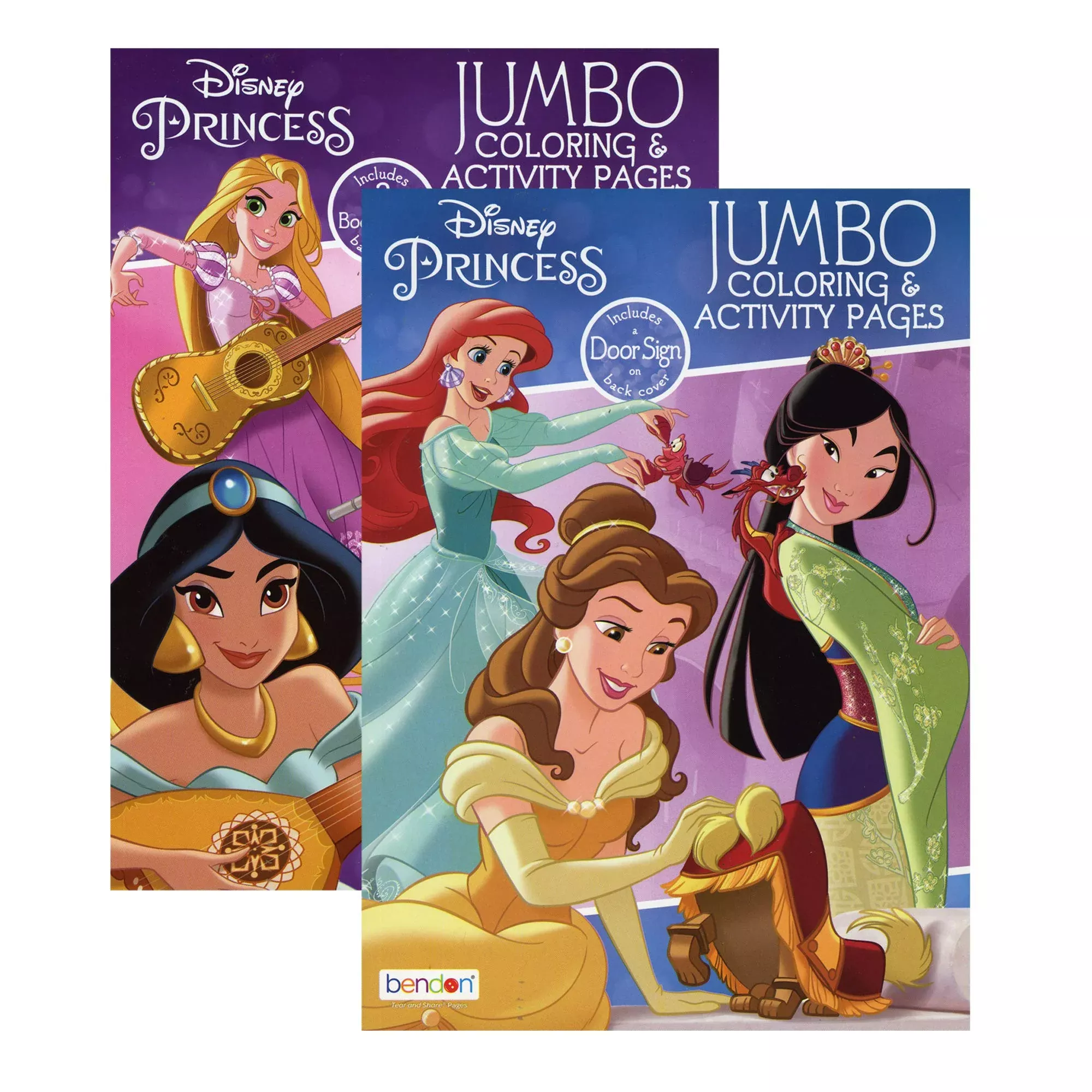 BAZIC PRODUCTS Coloring Book Set 2-Pack 80 Pages Fun Activities