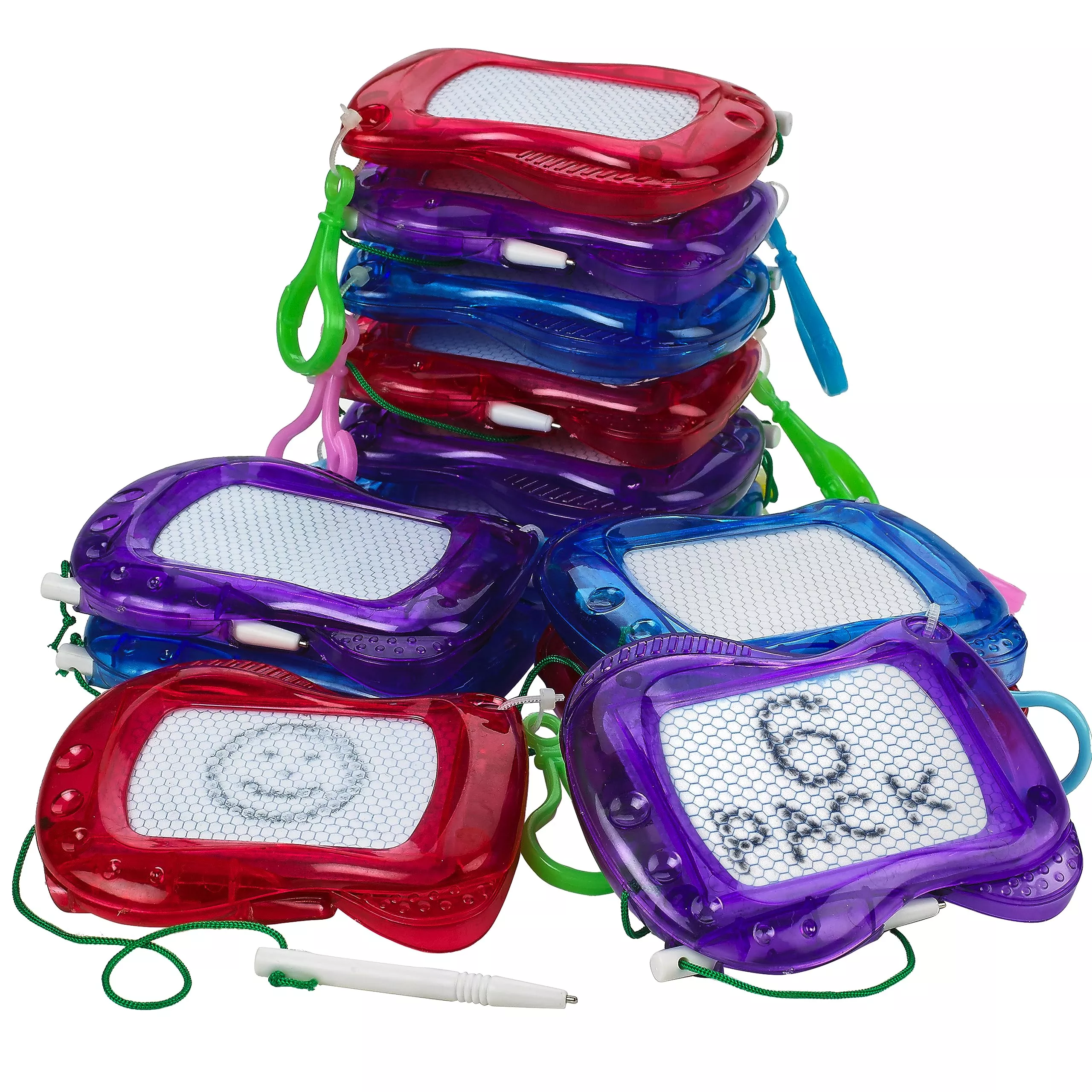 Bedwina Mini Magnetic Drawing Boards Set of 6 - Assorted Colors
