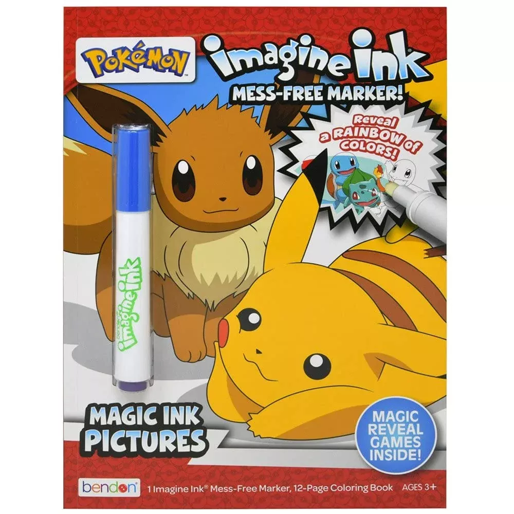Bendon Imagine Ink Coloring Book for Kids, Yellow, 1 Count