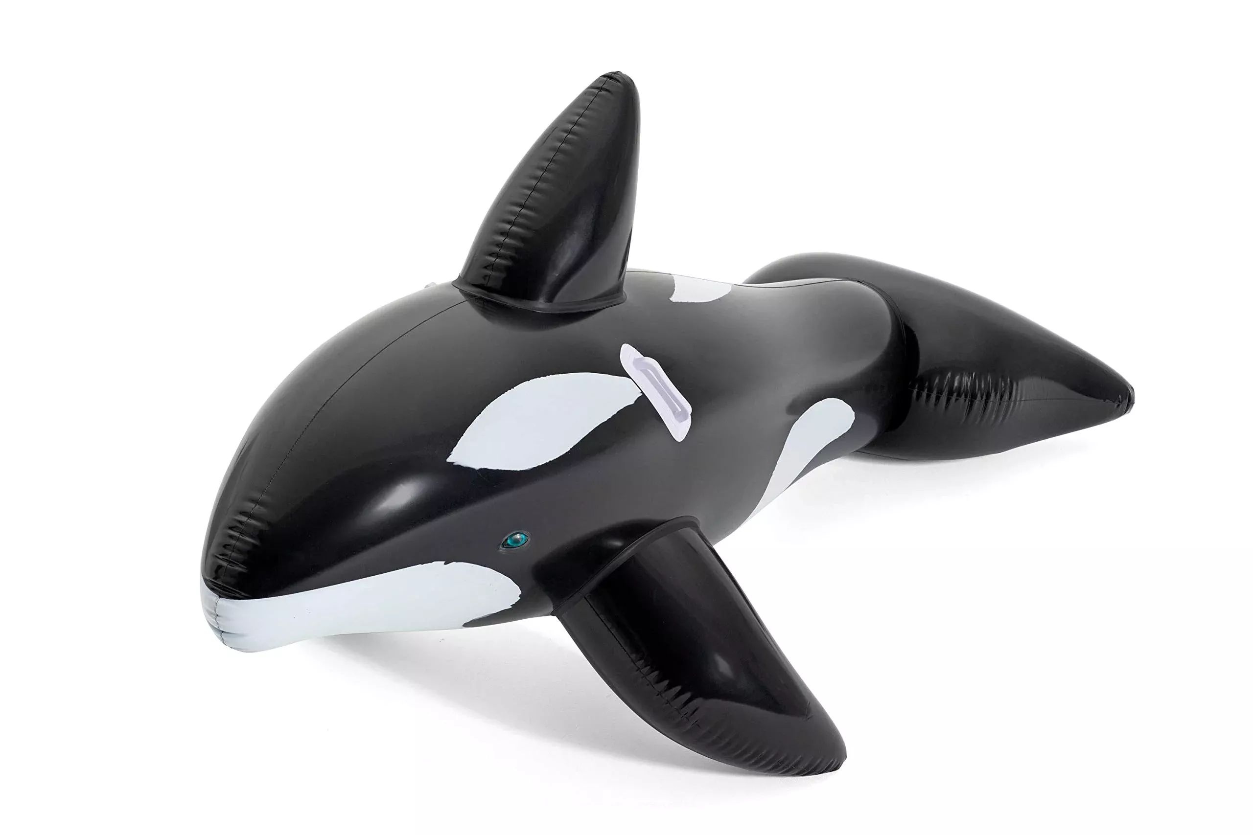 Bestway Jumbo Whale Rider Inflatable Pool Float, Extra Large, Black