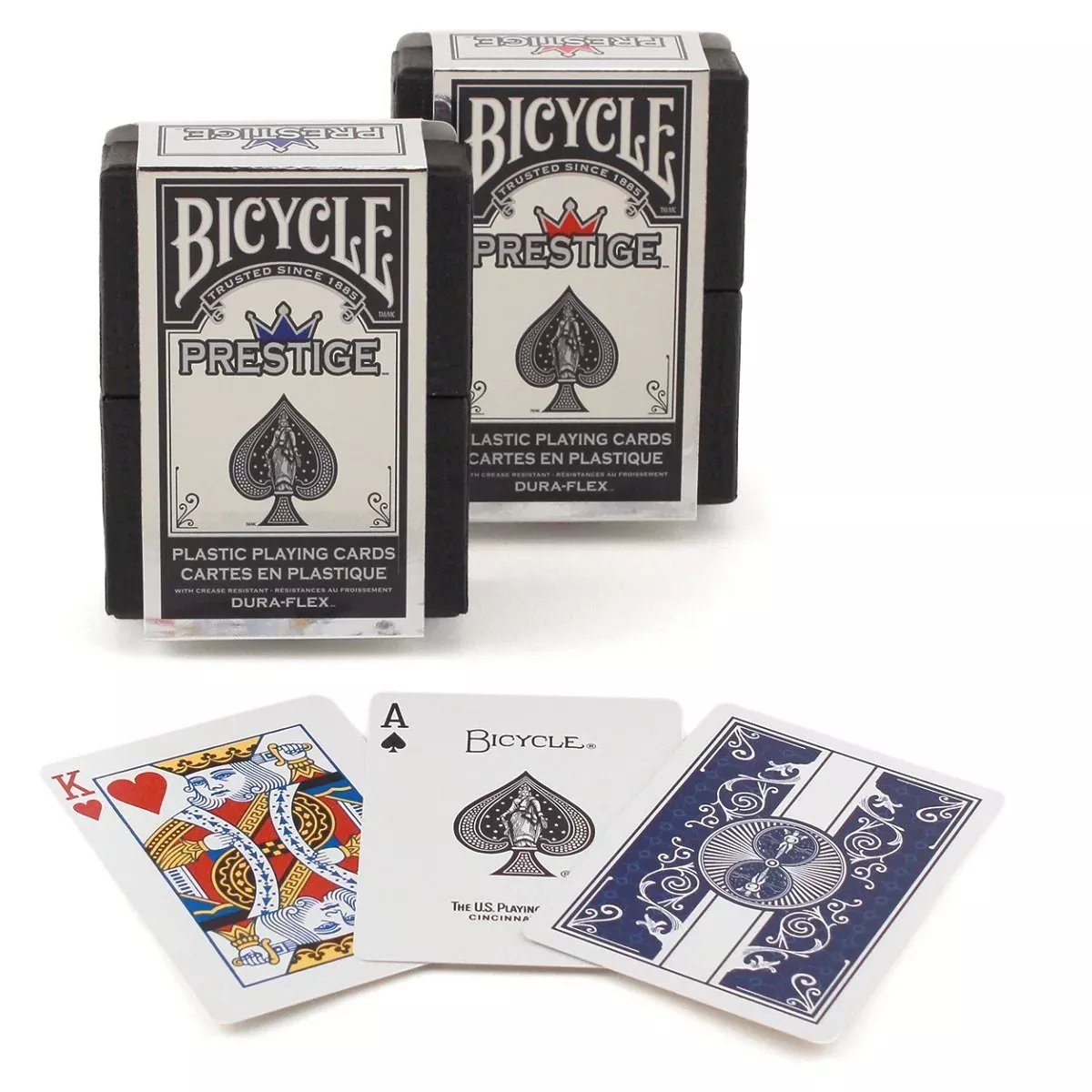 Bicycle Prestige Plastic Playing Cards (Pack Of 2)