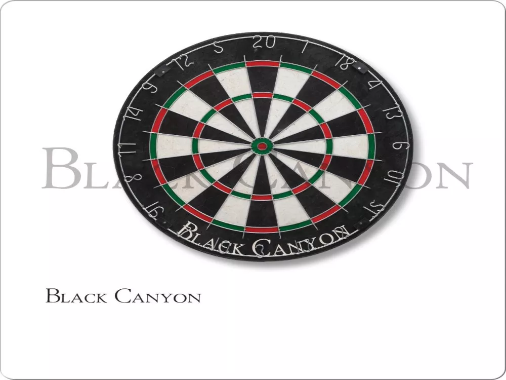 Black Canyon Sisal Fiber Bristle Dart Board With Diamond Wire For Sale – Game Room Gorilla