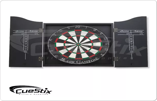 Black Dart Board Cabinet For Sale – Game Room Gorilla