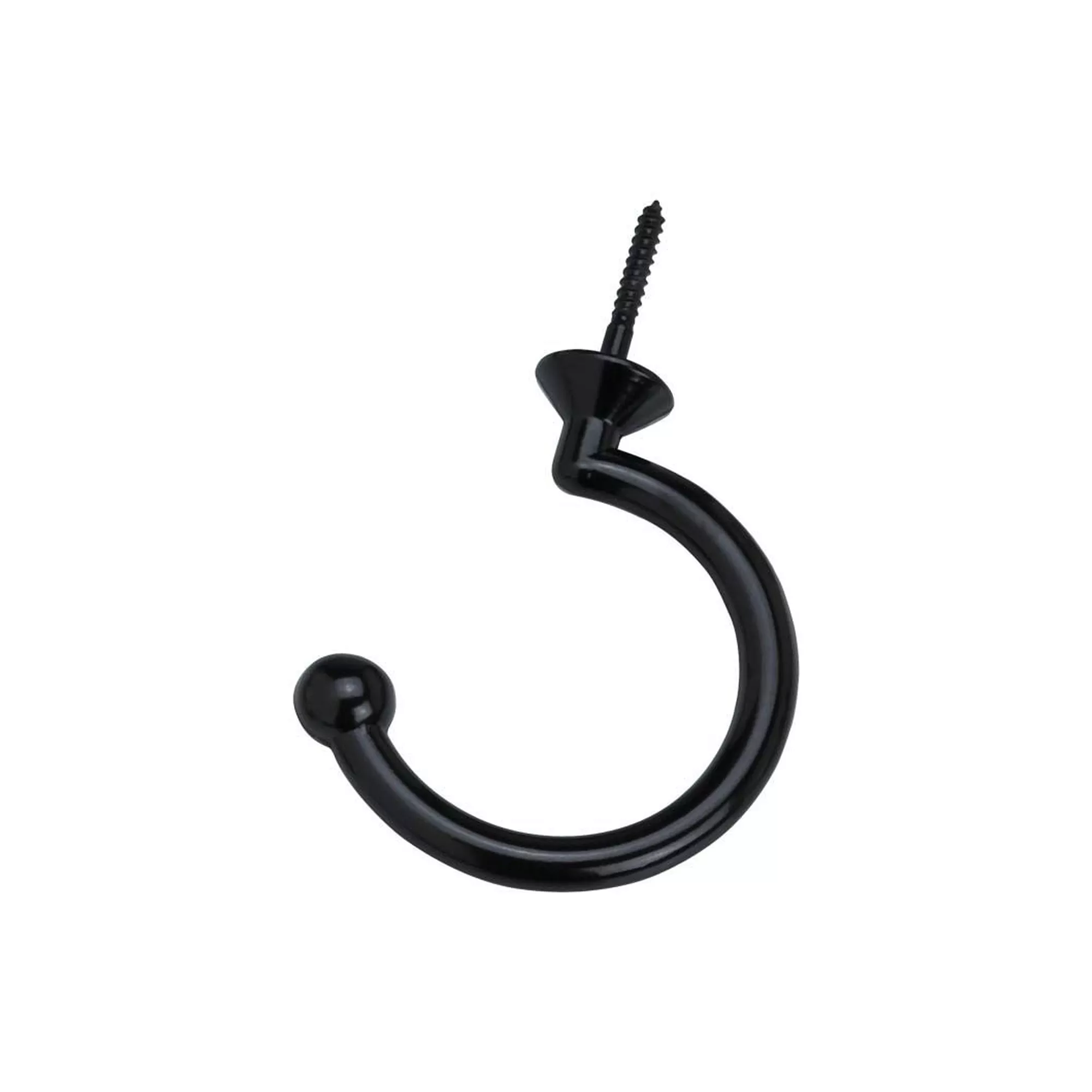 Black Facemount Hook For Sale – Game Room Gorilla