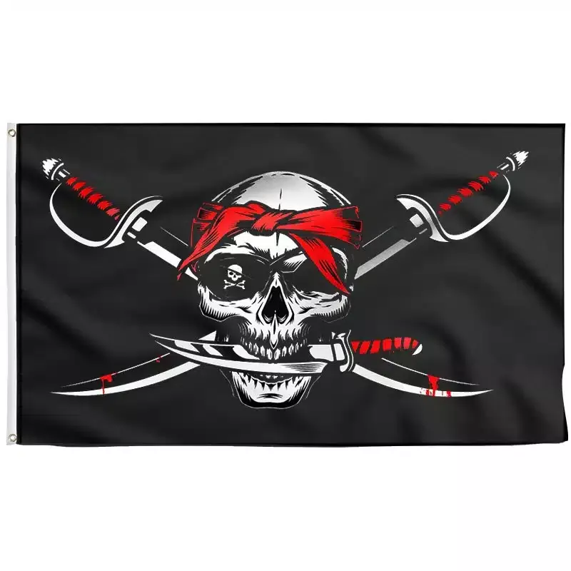 Black Flag No Quarter - Jolly Roger | Sons Of Pirate