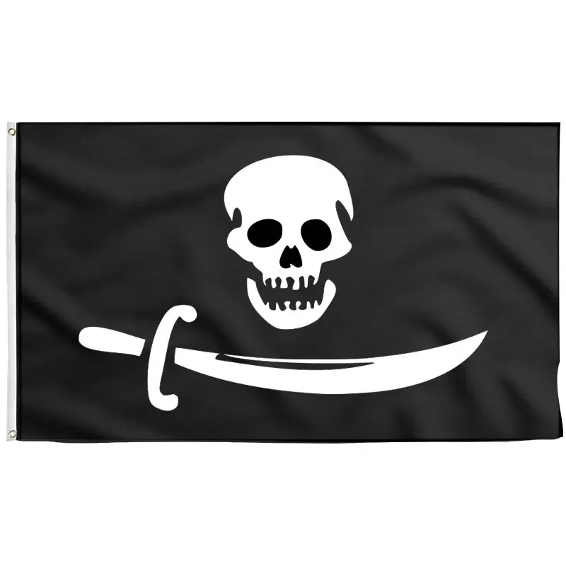 Black and White Pirate Flag - Jolly Roger | Sons Of Pirate