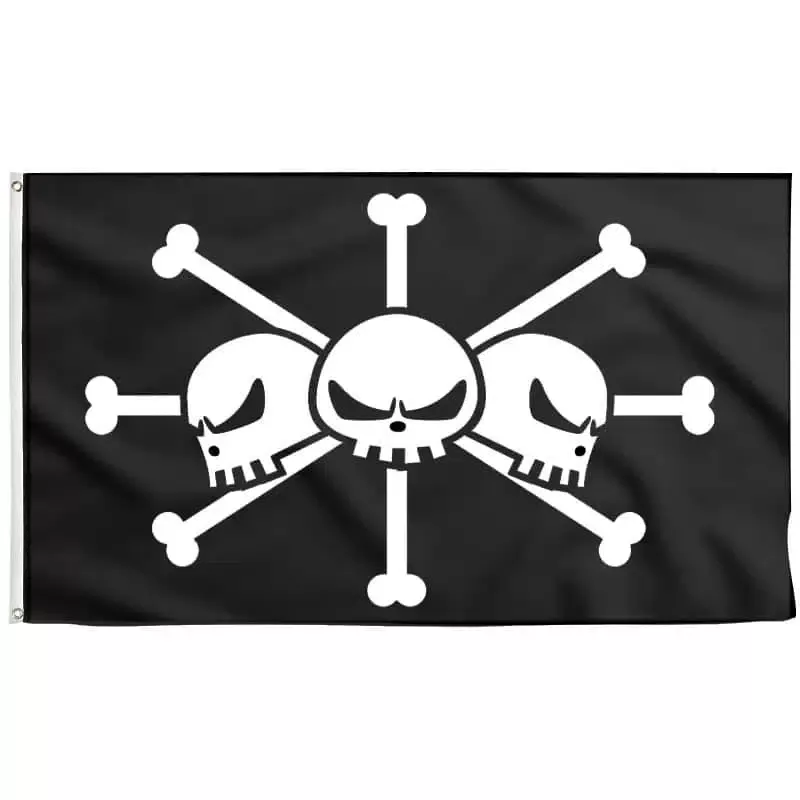 Blackbeard Flag One Piece - Jolly Roger | Sons Of Pirate