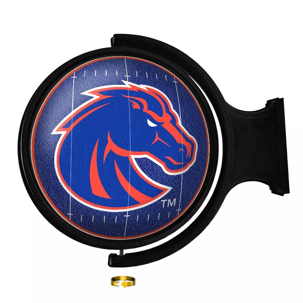 Boise State Broncos: On the 50 - Rotating Lighted Wall Sign