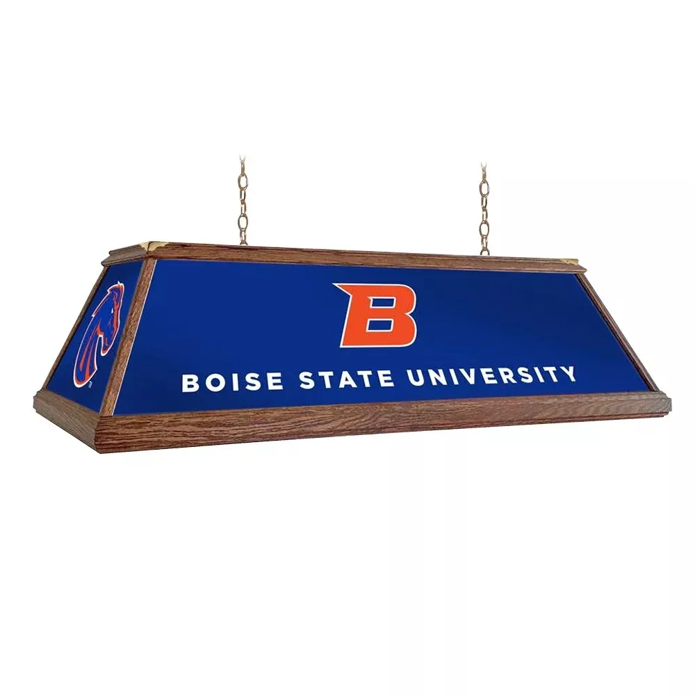 Boise State Broncos: Premium Wood Pool Table Light