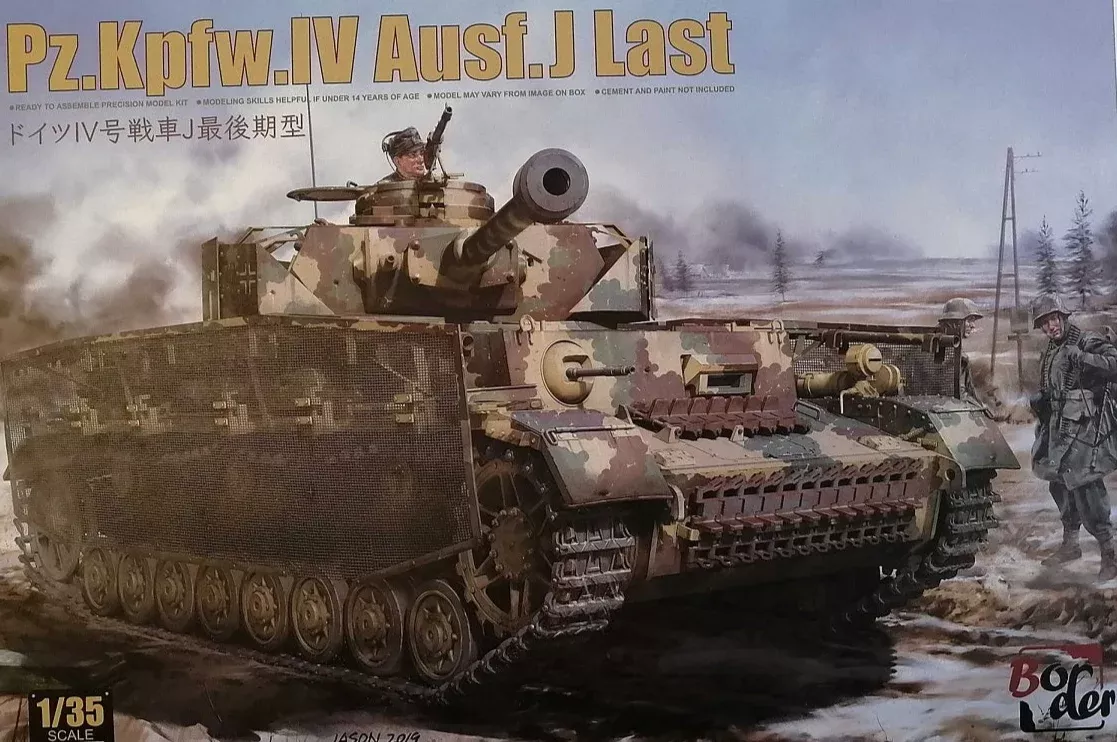 Border Model: 1/35 PANZER IV J Last (w/ workable tracks)