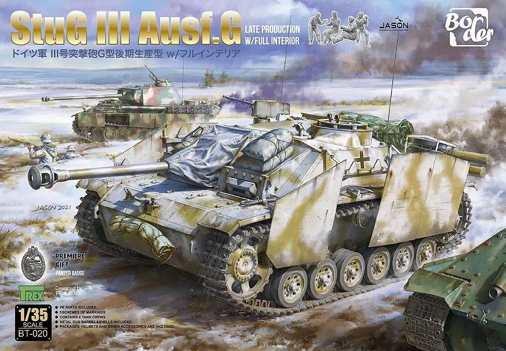 Border ModelBT020 1/35 Scale StuG III Ausf.G with full Interior and Figures