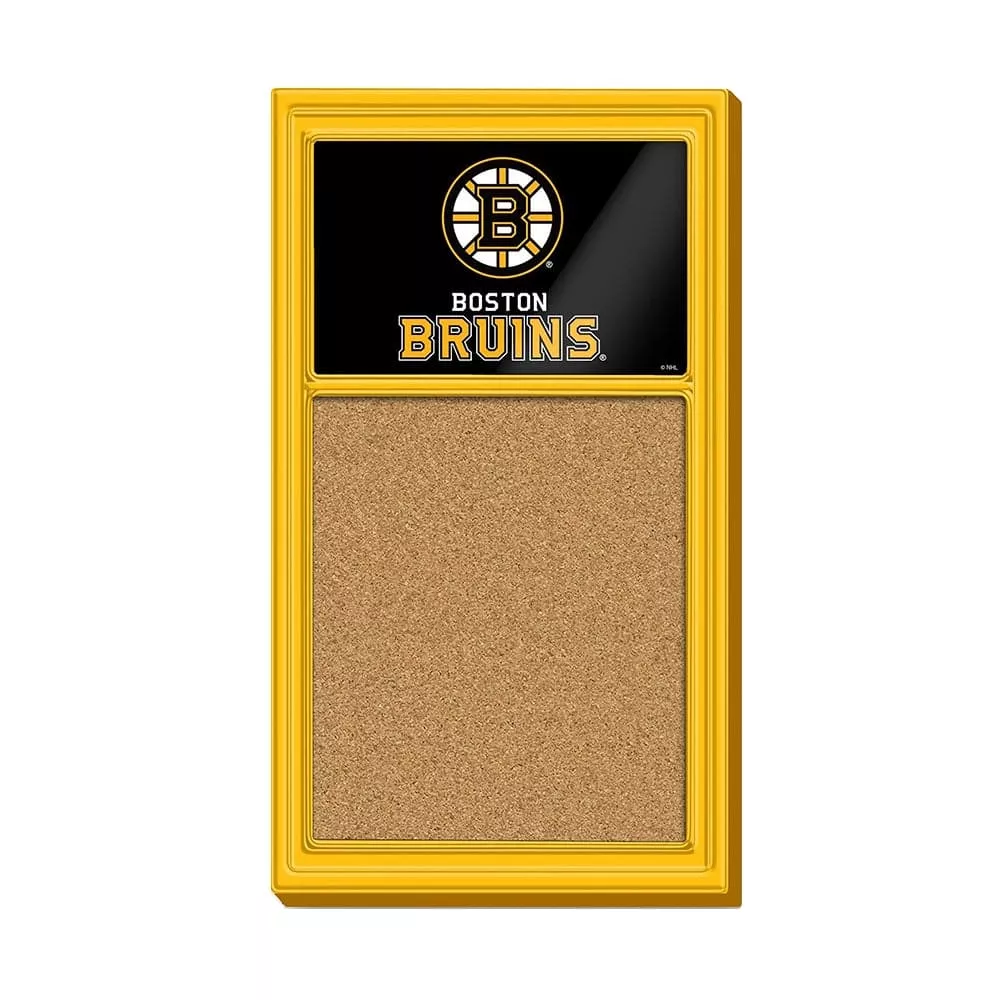 Boston Bruins: Cork Note Board